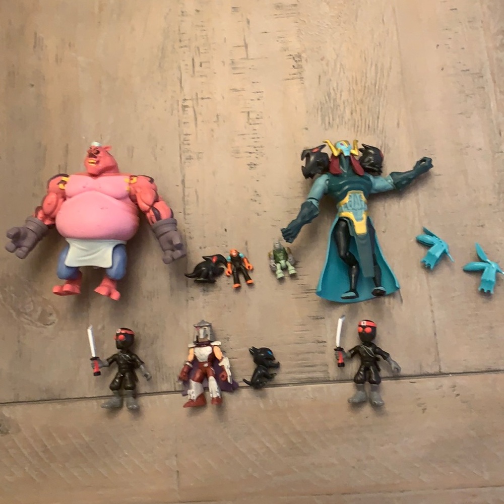 Ninja turtles villain action figures/toys